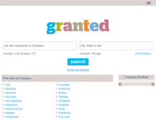 Tablet Screenshot of granted.com